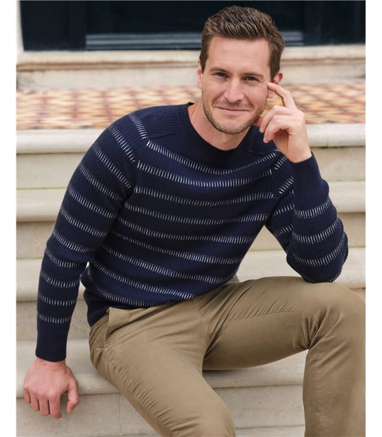 Striped shop jumper mens